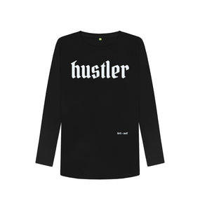 Black Hustler Long Sleeve Tee