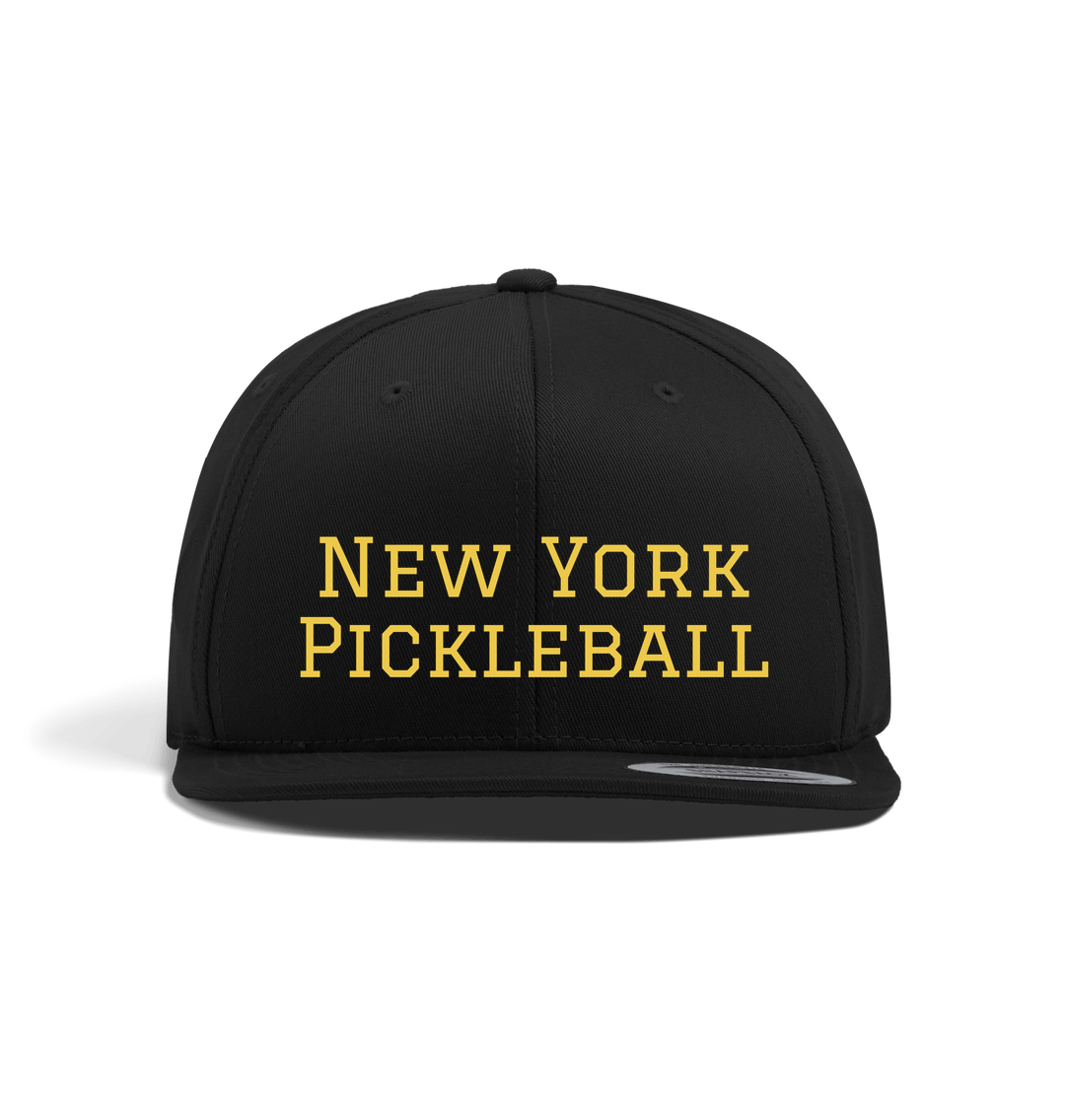 Black New York Pickleball Snap Back Cap