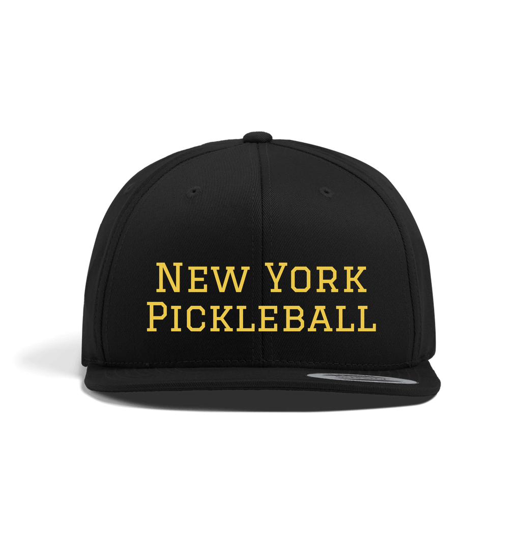 Black New York Pickleball Snap Back Cap