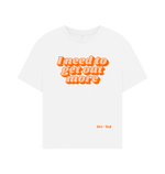 White Printed T-shirt Front
