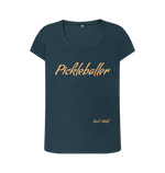 Denim Blue Printed T-shirt Front