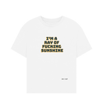 White Printed T-shirt Front