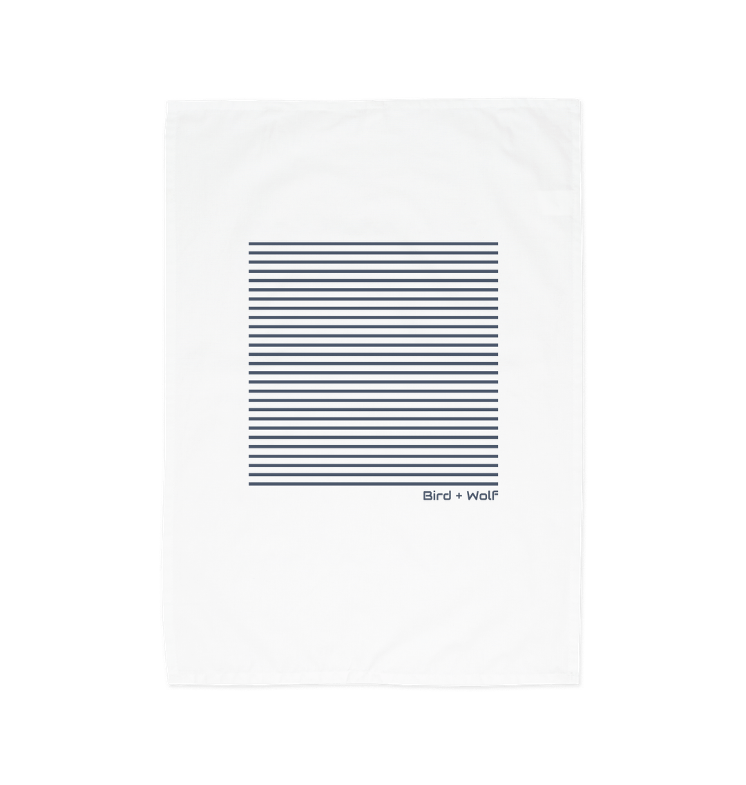 White Stripes Tea Towel