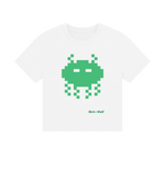 White Printed T-shirt Front