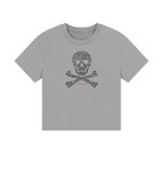 Athletic Grey Printed T-shirt Front