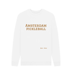 White Amsterdam Pickleball Cosy Sweatshirt