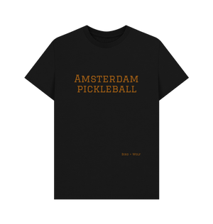 Black Amsterdam Pickleball Classic Tee