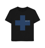 Black Printed T-shirt Front