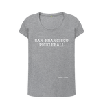 Athletic Grey San Francisco Pickleball Scoop Neck Tee