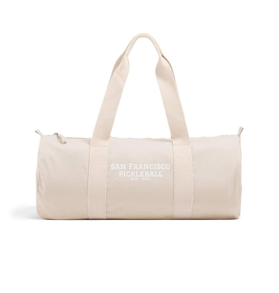 Natural San Francisco Pickleball Duffel Bag