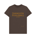 Chocolate Yarmouth Pickleball Classic Tee