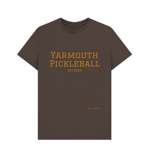 Chocolate Yarmouth Pickleball Classic Tee