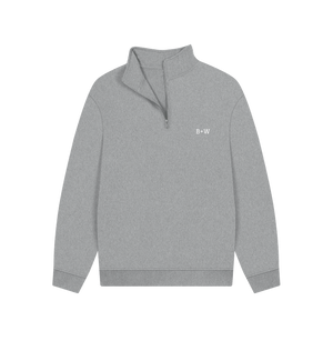Athletic Grey Printed Sweater