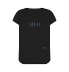 Black MEH V Neck Tee