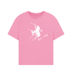 Rose Pink Printed T-shirt Front
