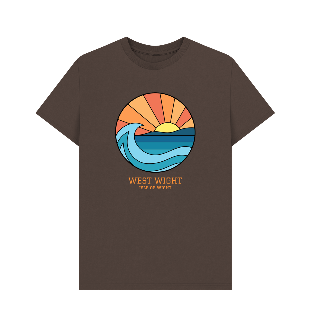 Chocolate Printed T-shirt Front