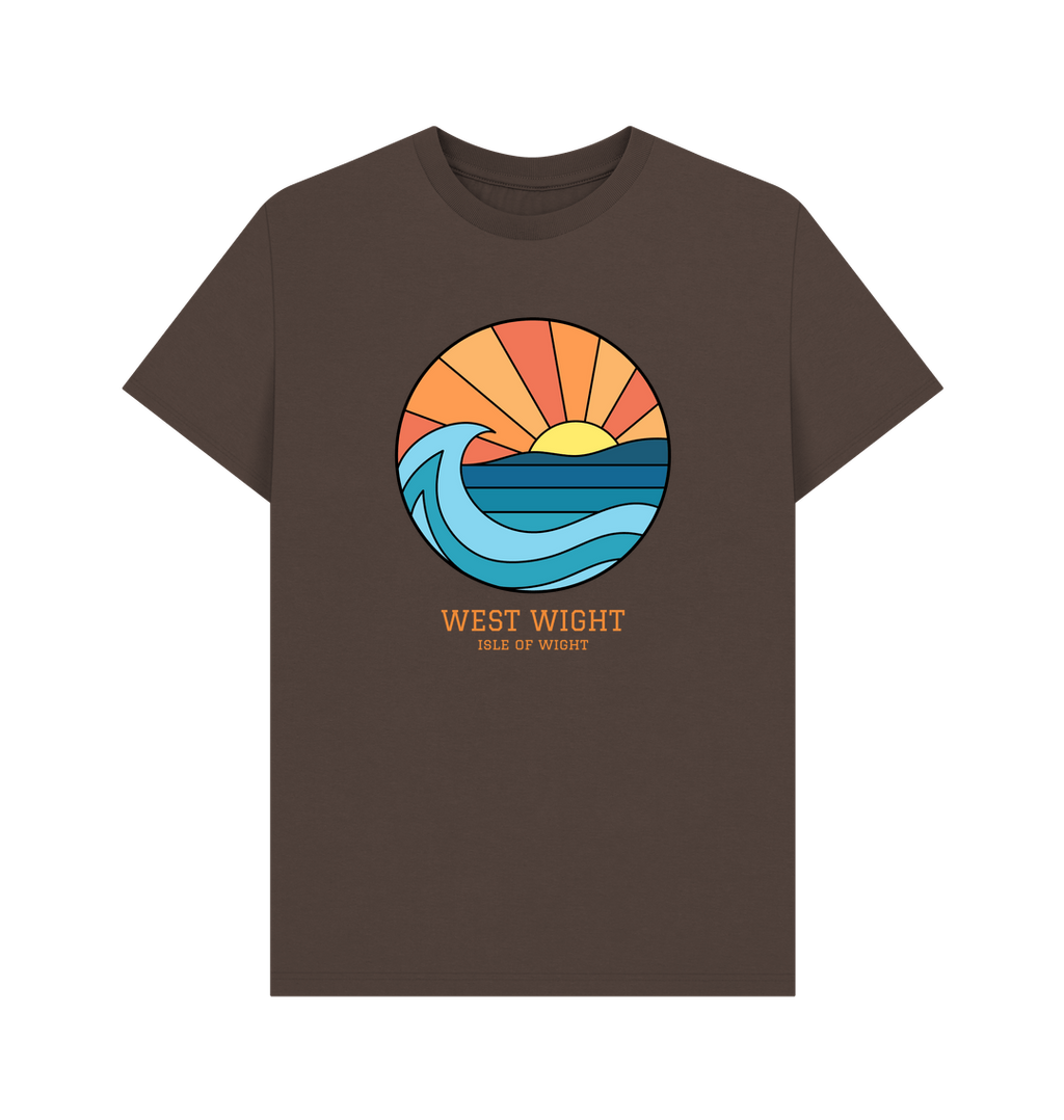 Chocolate Printed T-shirt Front
