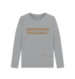 Athletic Grey Amsterdam Pickleball Long Sleeve Tee