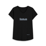 Black Printed T-shirt Front