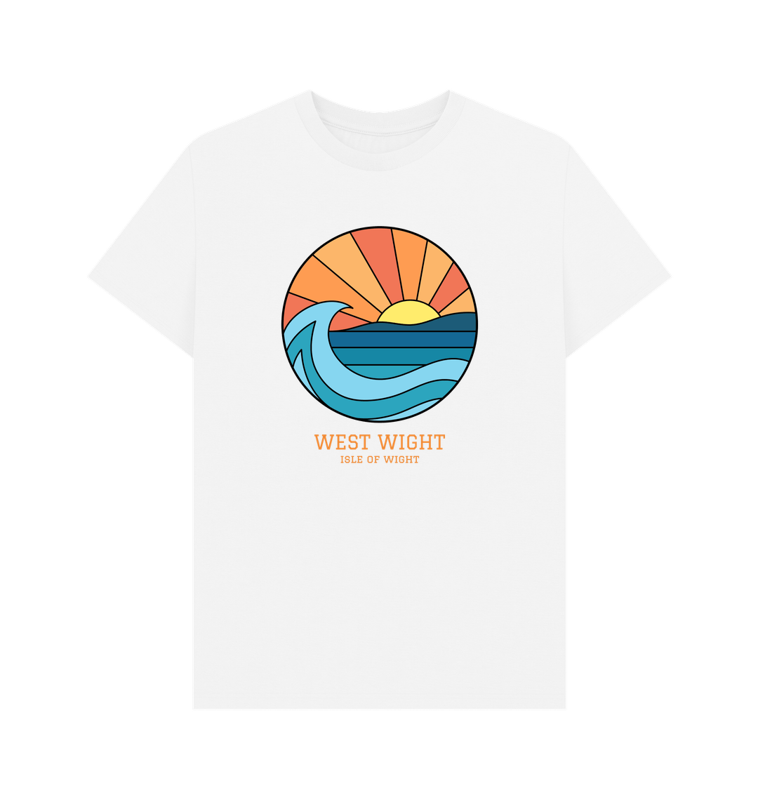 White Printed T-shirt Front