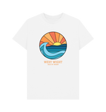 White Printed T-shirt Front