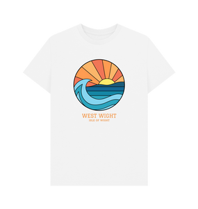 White Printed T-shirt Front
