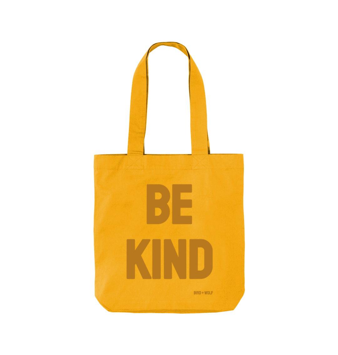 Sunflower Be Kind Organic Twill Cotton Bag