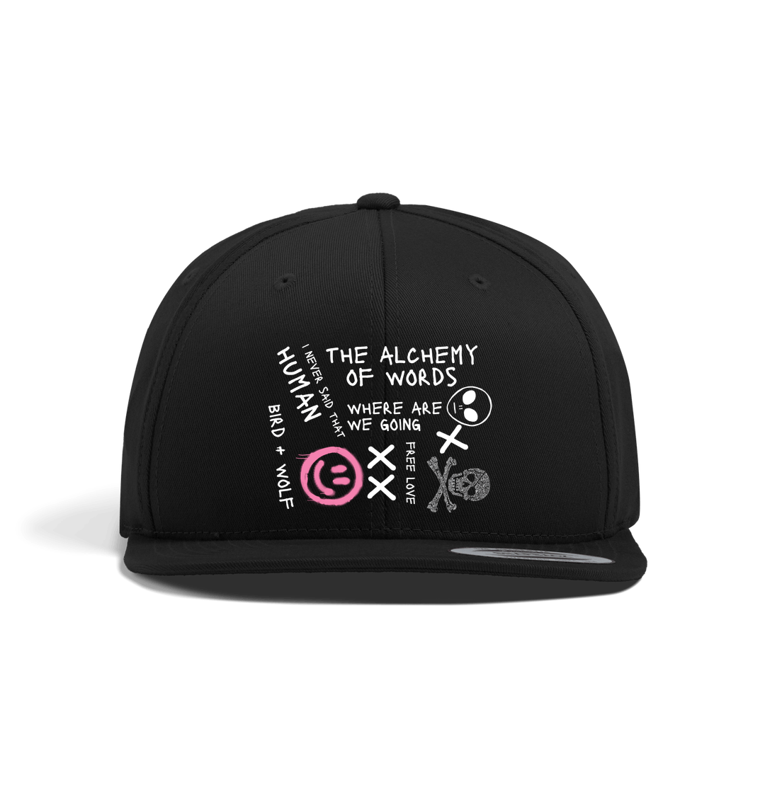 Black Alchemy of Words Snap Back Cap