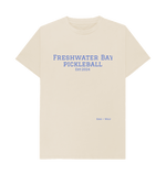 Oat Freshwater Bay Pickleball Classic Tee (Blue Lettering)