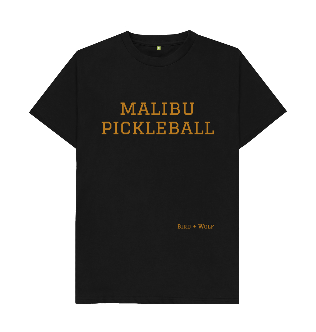 Black Malibu Pickleball Classic Tee