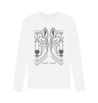 White Wolves Long Sleeve Tee (Mens Sizes)