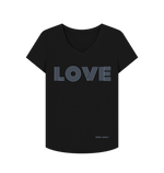 Black Printed T-shirt Front