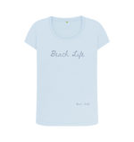 Sky Blue Beach Life Scoop Neck Tee