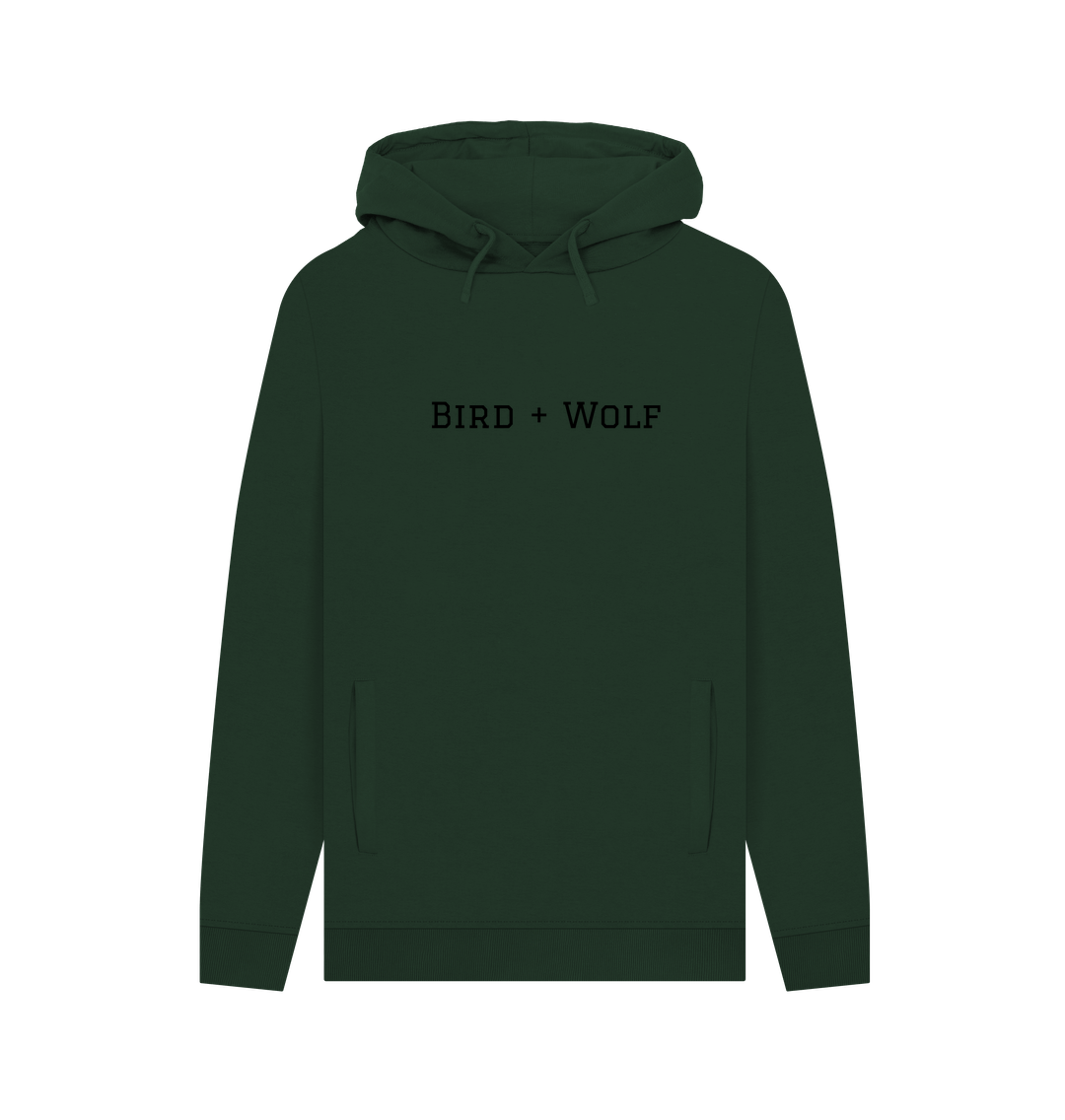 Evergreen Bird + Wolf Chunky Hoodie (Mens Sizes)