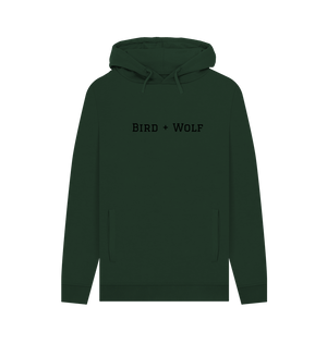 Evergreen Bird + Wolf Chunky Hoodie (Mens Sizes)