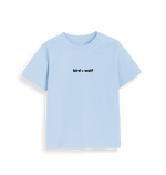 Dusty Blue Printed Kids T-Shirt