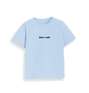 Dusty Blue Printed Kids T-Shirt