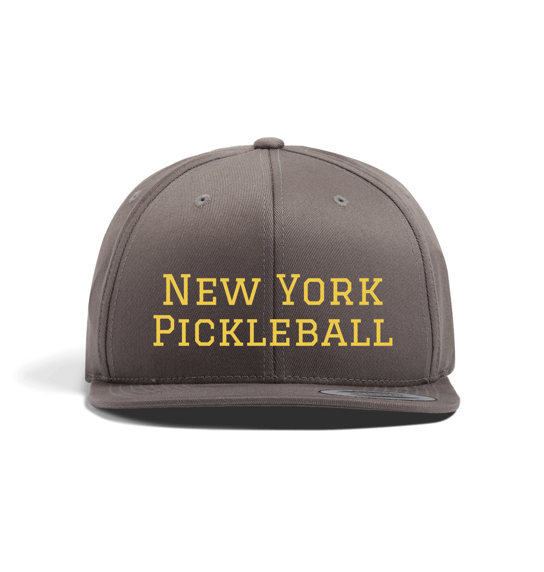 Dark Grey New York Pickleball Snap Back Cap