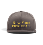 Dark Grey New York Pickleball Snap Back Cap