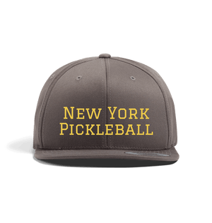 Dark Grey New York Pickleball Snap Back Cap