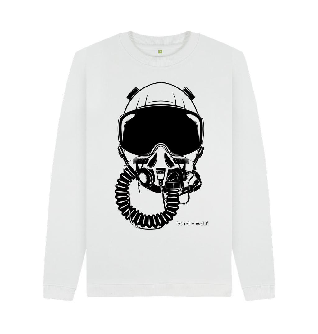 White Helmet Cosy Sweatshirt