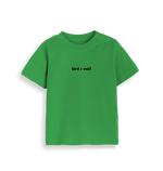 Organic Kelly Green Bird + Wolf Baby Tee