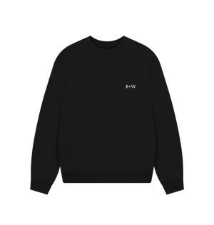 Black Printed Sweater