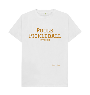 White Poole Pickleball Classic Tee