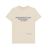 Oat Freshwater Bay Pickleball Classic Tee (Navy Lettering).