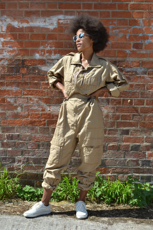 Beige Boilersuit