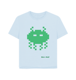 Sky Blue Printed T-shirt Front