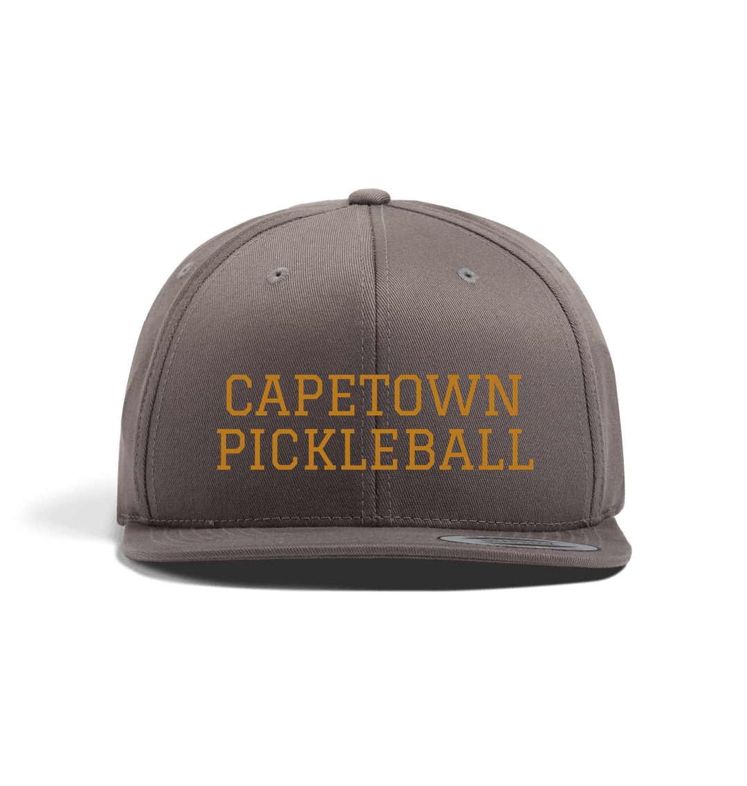 Dark Grey Capetown Pickleball Snap Back Cap