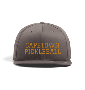 Dark Grey Capetown Pickleball Snap Back Cap