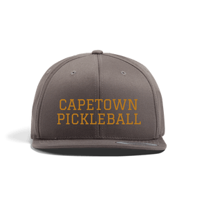 Dark Grey Capetown Pickleball Snap Back Cap